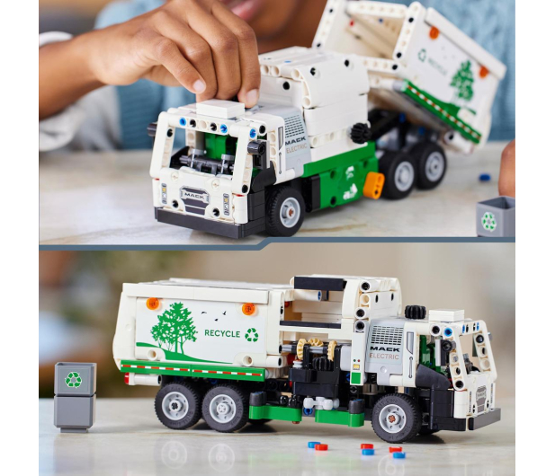 LEGO Technic 42167 Śmieciarka Mack LR Electric - 1203599 - zdjęcie 6